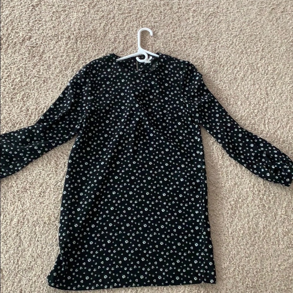Black with flower dress